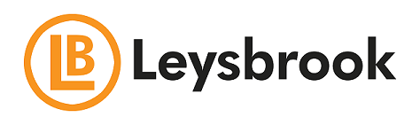 Leysbrook Logo Orange and Charcol